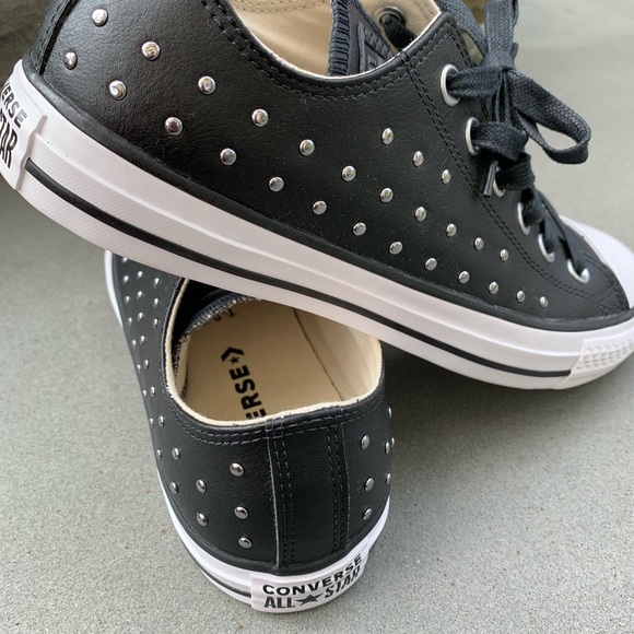 converse studded trainers